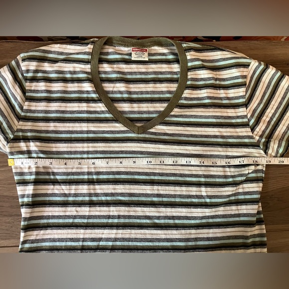 Y2K Union Bay Striped T Shirt - Picture 2 of 4